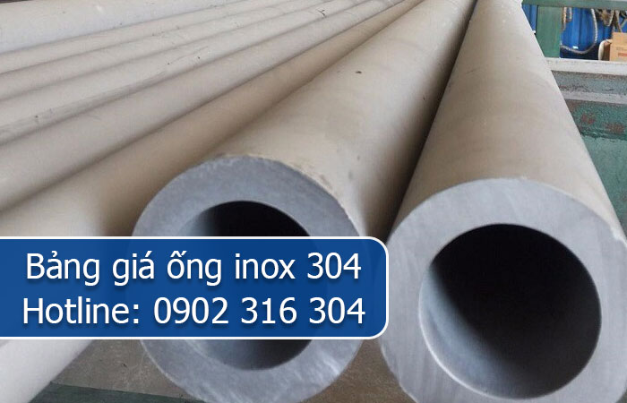 bảng giá ống inox 304