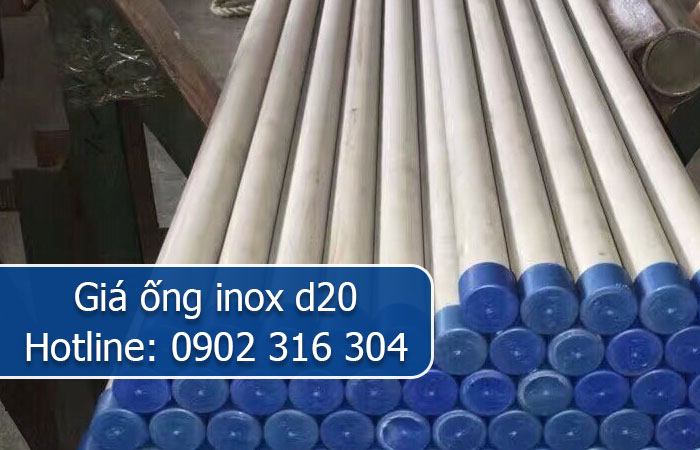 giá ống inox d20